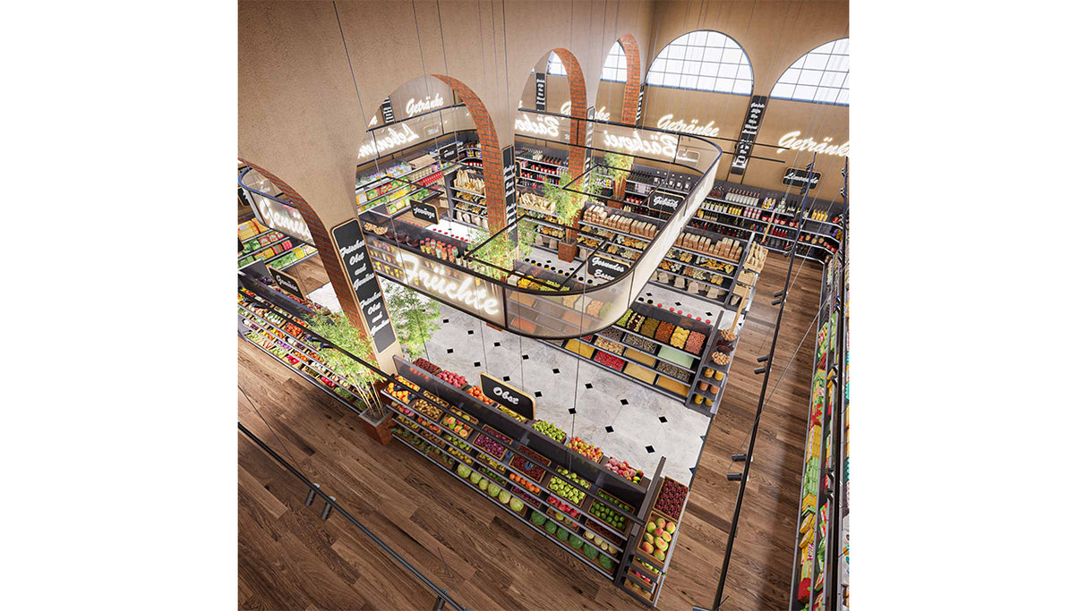 Heavy Duty Gondola Shelving - Adjustable Metal Shelving for Retail