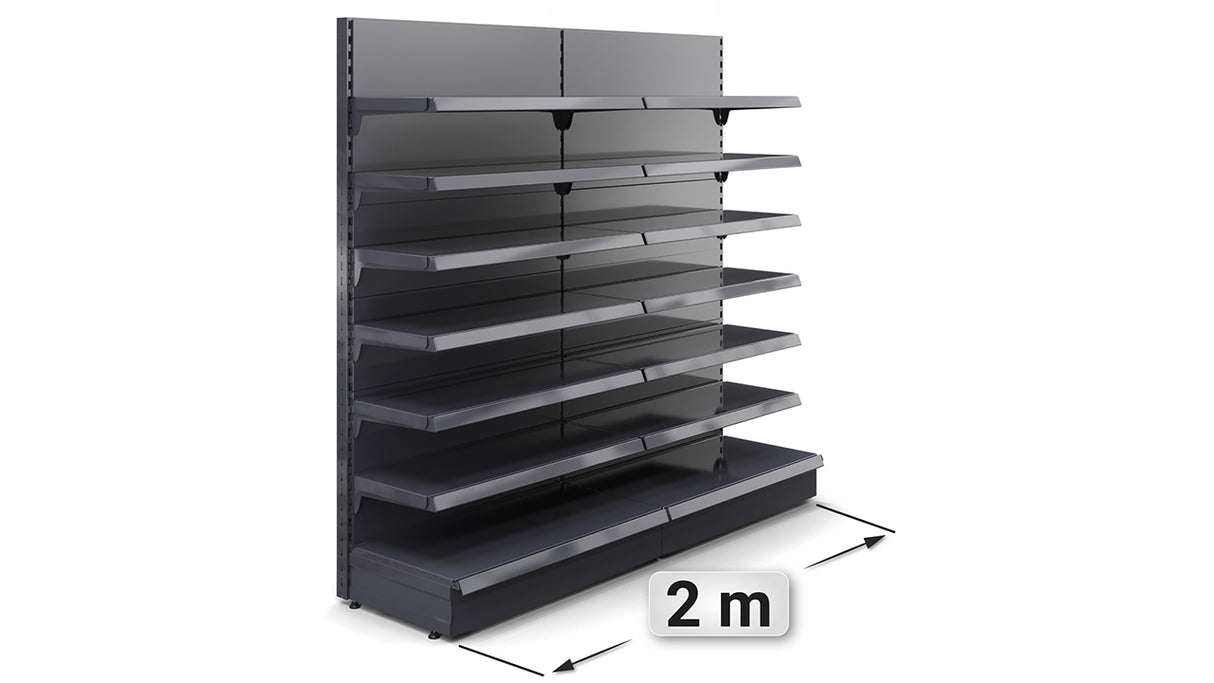 Heavy Duty Gondola Shelving - Adjustable Metal Shelving for Retail